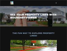 Tablet Screenshot of boundaryviewer.com